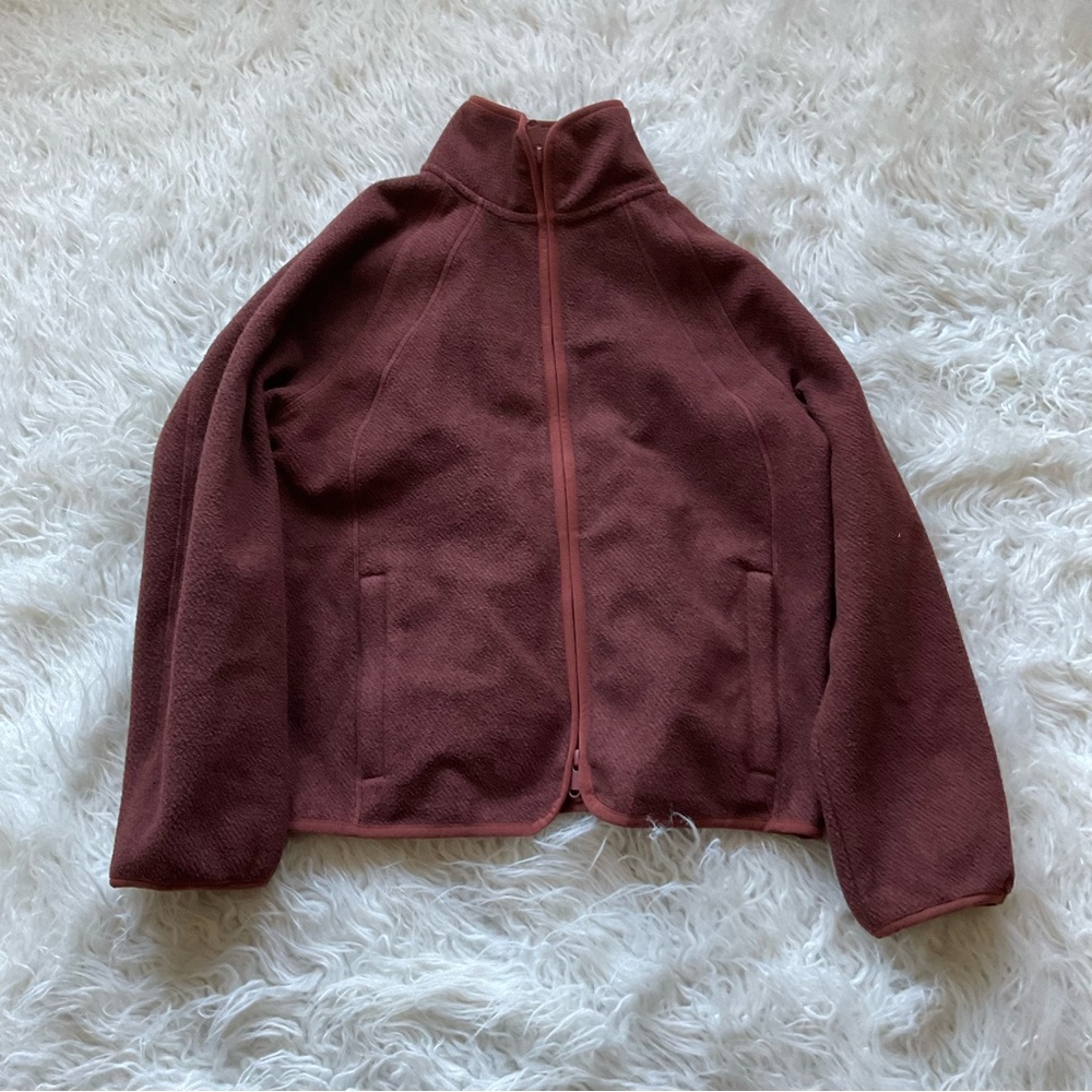 ATHLETA STROLL FLEECE FULL ZIP JACKET - Picture 2 of 6